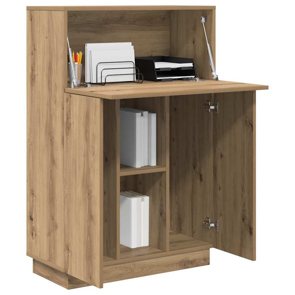 Scrivania con porta Rovere artigianale 71,5 x 31,5 x 106,5 cm | homemem39
