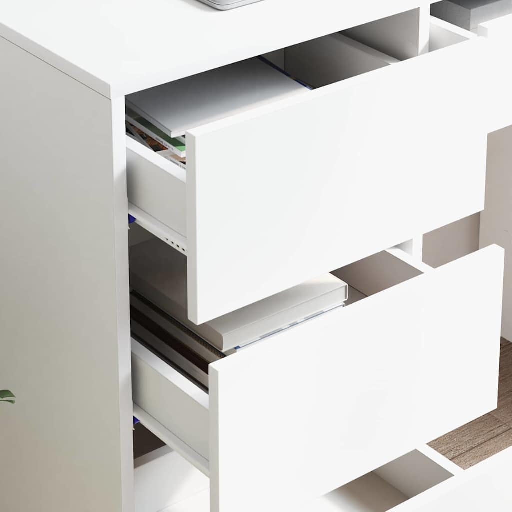 Scrivania Bianco 90 x 37.5 x 75 cm Legno multistrato