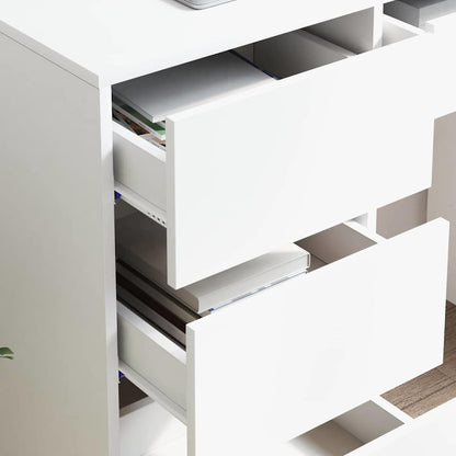 Scrivania Bianco 90 x 37.5 x 75 cm Legno multistrato