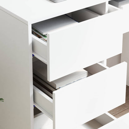 Scrivania Bianco 90 x 37.5 x 75 cm Legno multistrato