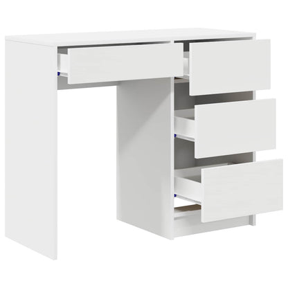 Scrivania Bianco 90 x 37.5 x 75 cm Legno multistrato