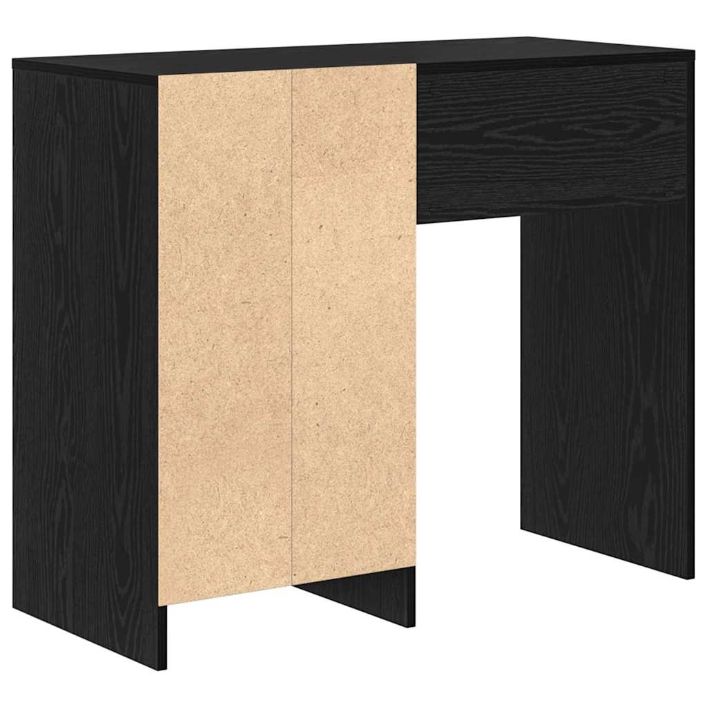 Scrivania Rovere Nero 90 x 37.5 x 75 cm Legno multistrato