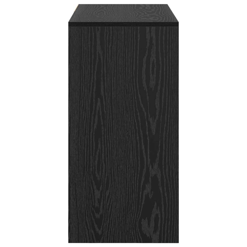 Scrivania Rovere Nero 90 x 37.5 x 75 cm Legno multistrato
