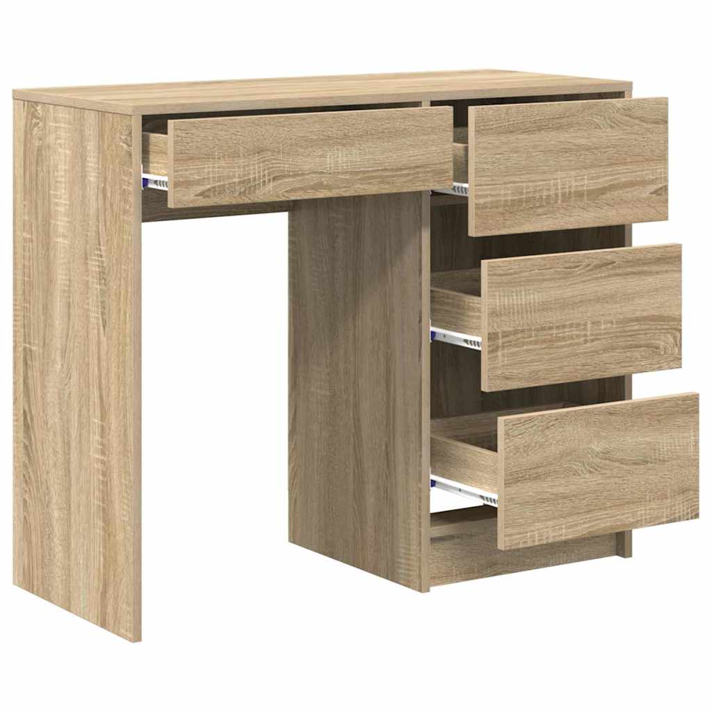Scrivania Rovere Sonoma 90 x 37.5 x 75 cm Legno multistrato