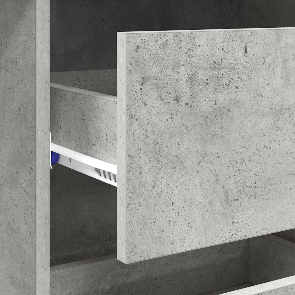 Scrivania Grigio cemento 90 x 37.5 x 75 cm Legno multistrato | homemem39
