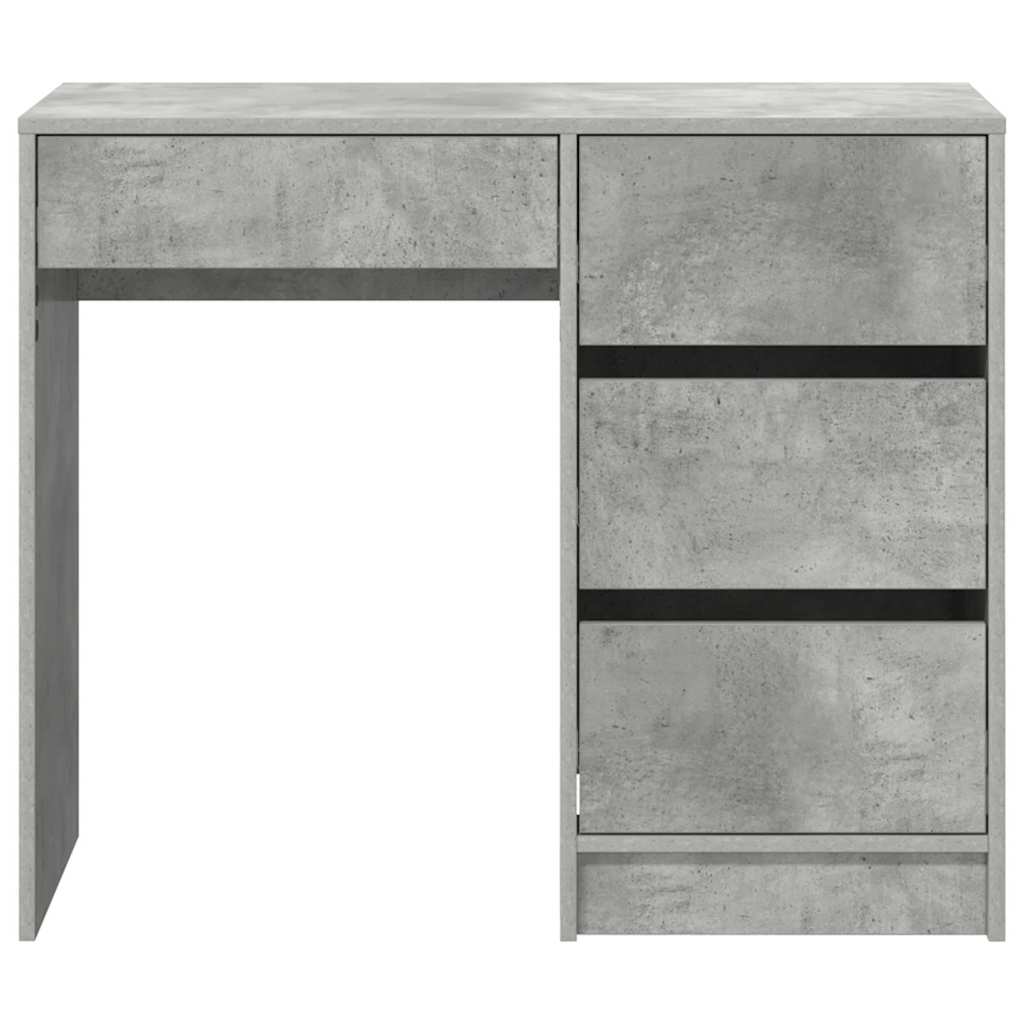 Scrivania Grigio cemento 90 x 37.5 x 75 cm Legno multistrato | homemem39