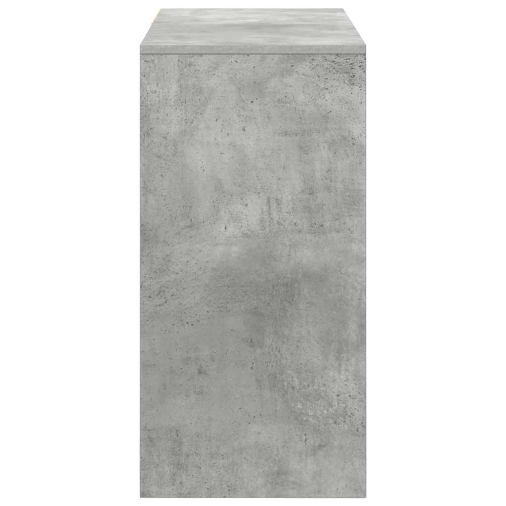 Scrivania Grigio cemento 90 x 37.5 x 75 cm Legno multistrato