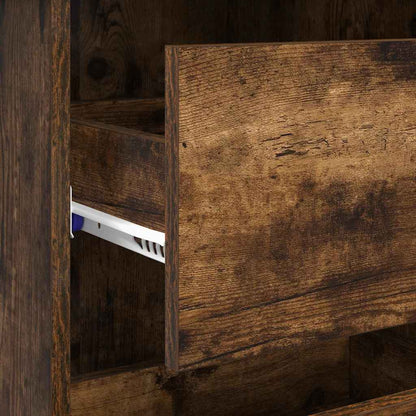 Scrivania Rovere fumé 90 x 37.5 x 75 cm Legno multistrato