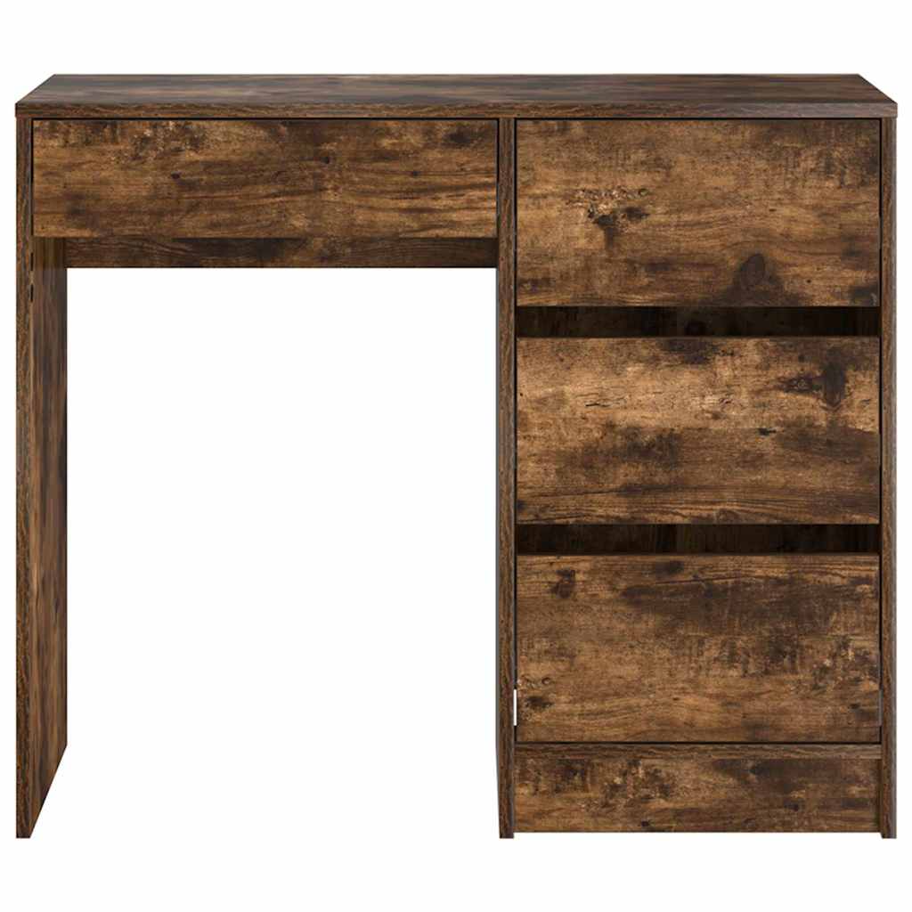 Scrivania Rovere fumé 90 x 37.5 x 75 cm Legno multistrato