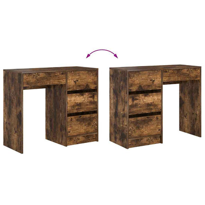 Scrivania Rovere fumé Legno ingegnerizzato 90 x 37.5 x 75 cm