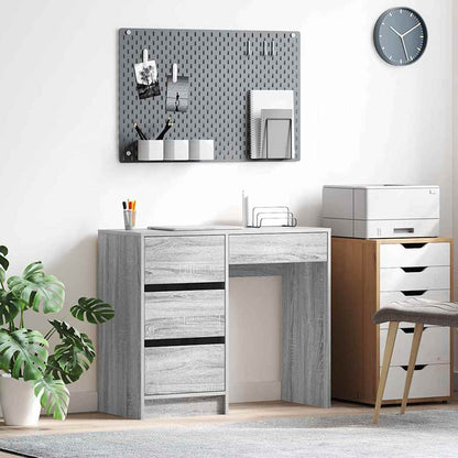 Scrivania Grigio Sonoma 90 x 37.5 x 75 cm Legno multistrato | homemem39