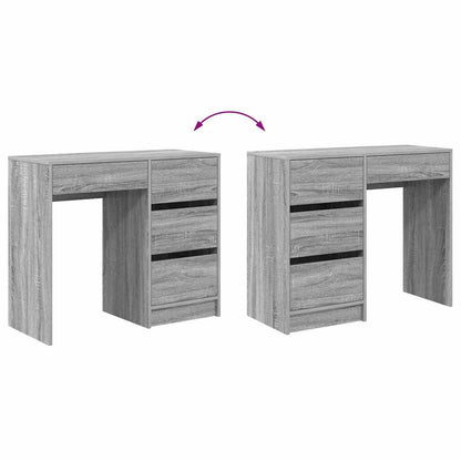 Scrivania Grigio Sonoma 90 x 37.5 x 75 cm Legno multistrato | homemem39