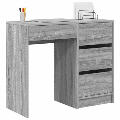 Scrivania Grigio Sonoma 90 x 37.5 x 75 cm Legno multistrato | homemem39