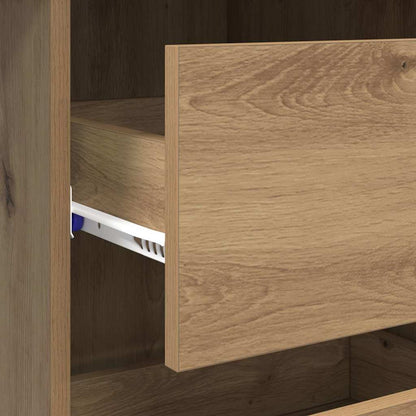 Scrivania con cassetto Rovere artigianale 90 x 37.5 x 75 cm | homemem39