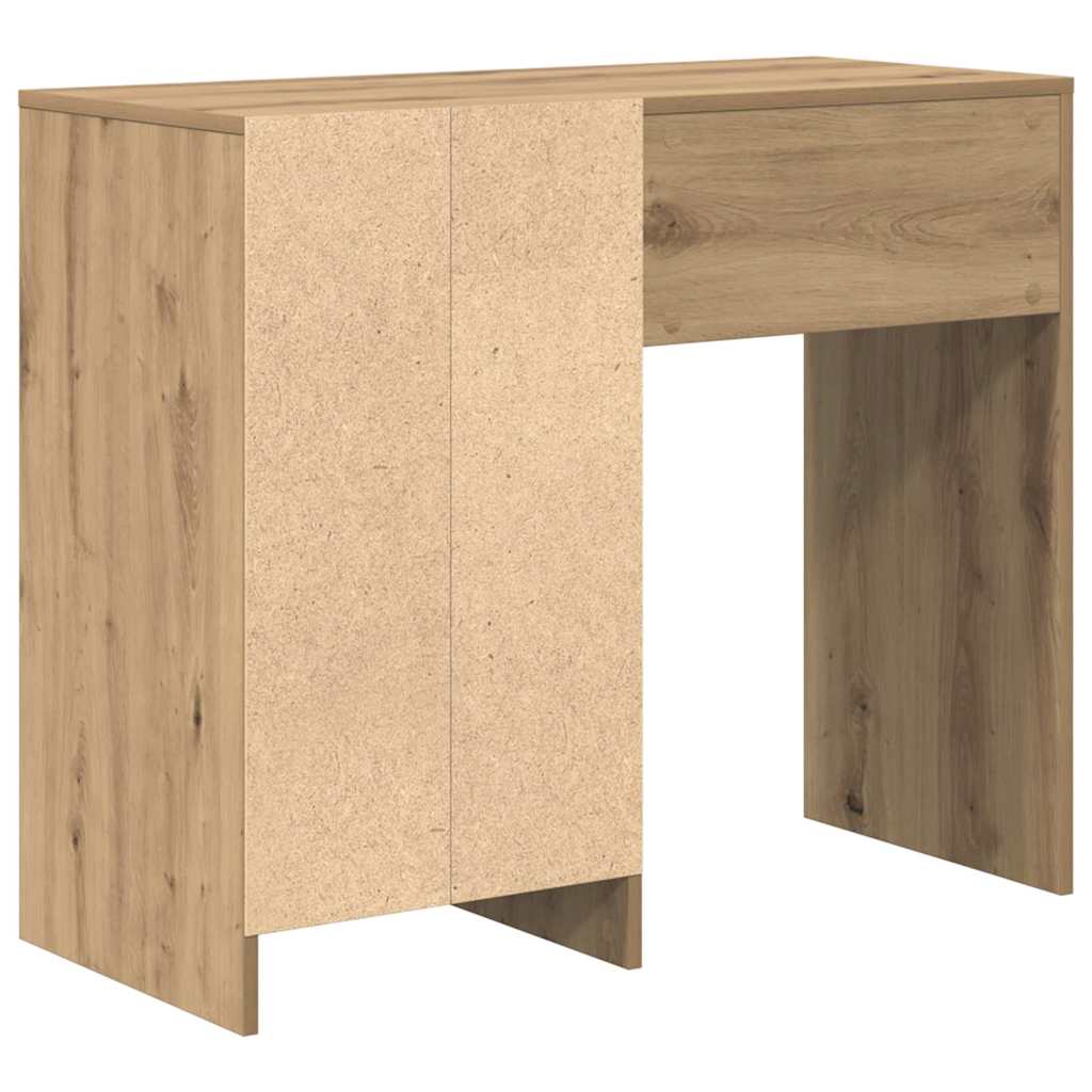 Scrivania con cassetto Rovere artigianale 90 x 37.5 x 75 cm