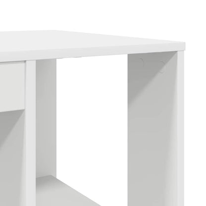 Scrivania Bianco 130 x 50.5 x 75 cm Legno multistrato