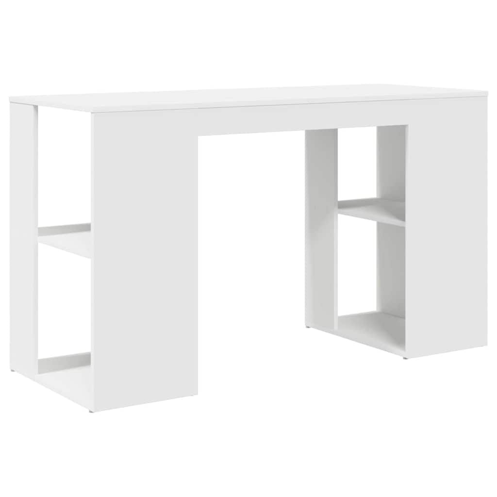 Scrivania Bianco 130 x 50.5 x 75 cm Legno multistrato