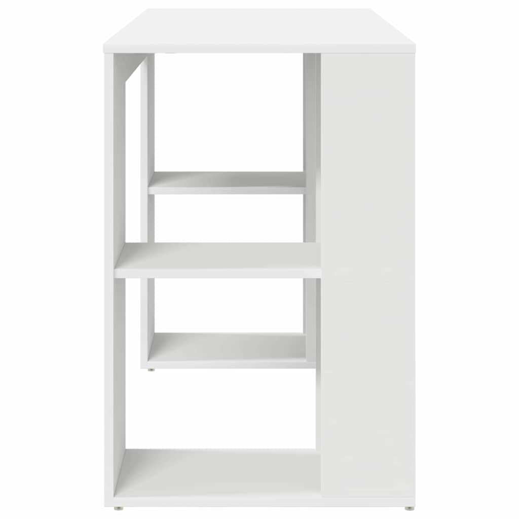 Scrivania Bianco 130 x 50.5 x 75 cm Legno multistrato