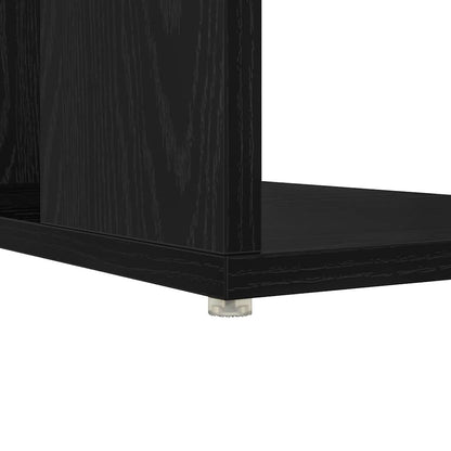Scrivania Rovere Nero 130 x 50.5 x 75 cm Legno multistrato