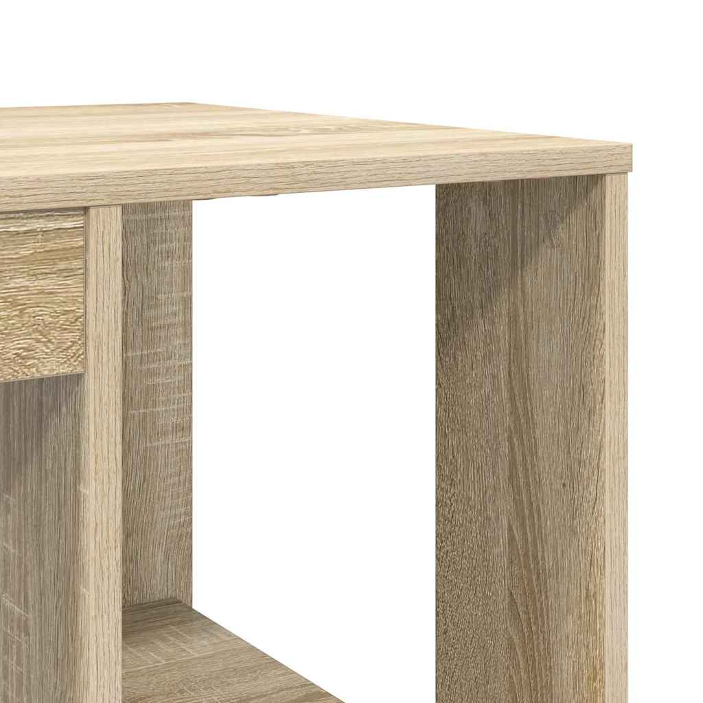 Scrivania Rovere Sonoma 130 x 50.5 x 75 cm Legno multistrato | homemem39