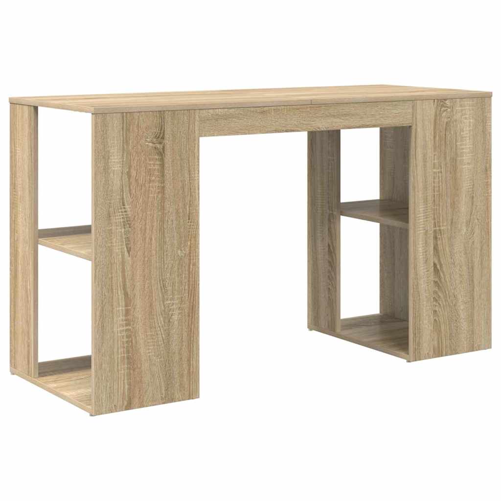 Scrivania Rovere Sonoma 130 x 50.5 x 75 cm Legno multistrato