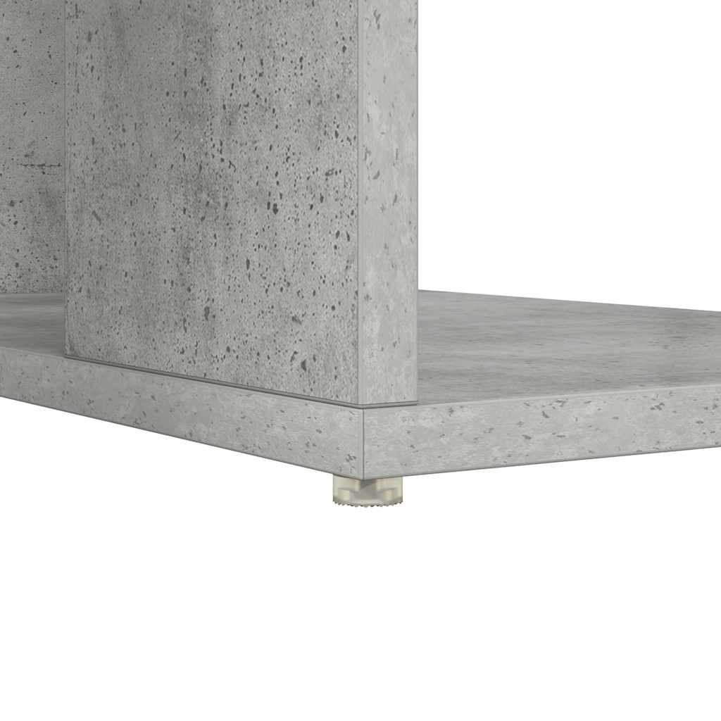 Scrivania Grigio cemento 130 x 50.5 x 75 cm Legno multistrato | homemem39