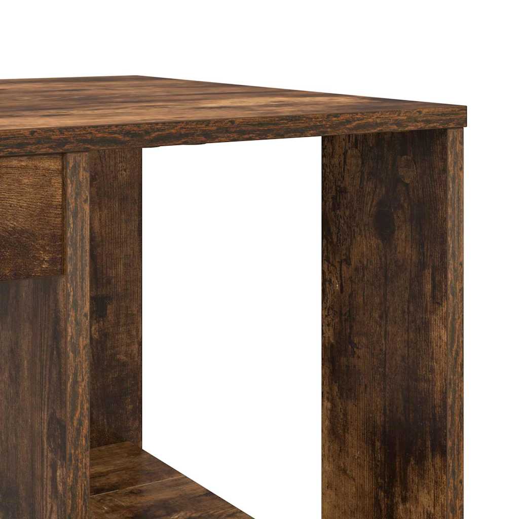 Scrivania Rovere fumé 130 x 50.5 x 75 cm Legno multistrato