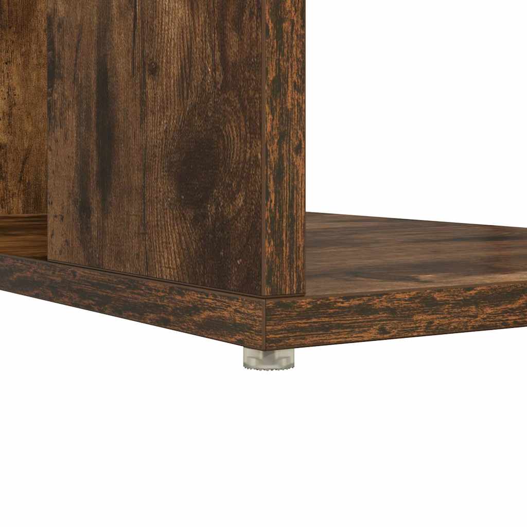 Scrivania Rovere fumé 130 x 50.5 x 75 cm Legno multistrato | homemem39