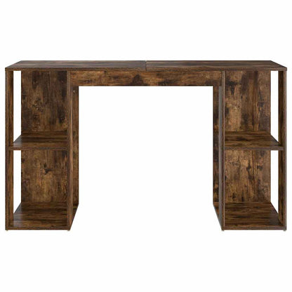 Scrivania Rovere fumé 130 x 50.5 x 75 cm Legno multistrato