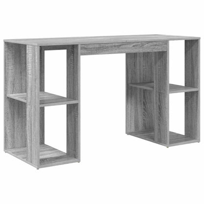 Scrivania Grigio Sonoma 130 x 50.5 x 75 cm Legno multistrato