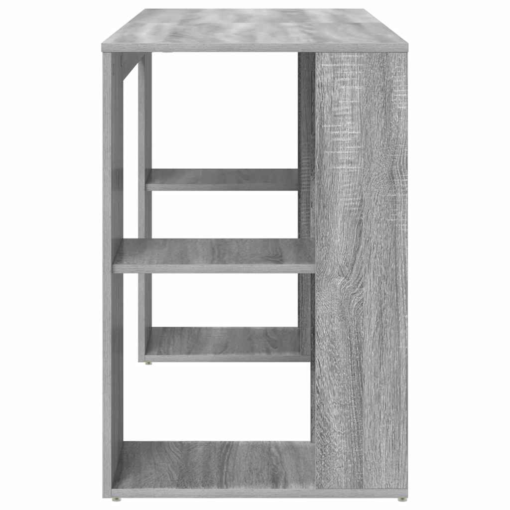 Scrivania Grigio Sonoma 130 x 50.5 x 75 cm Legno multistrato