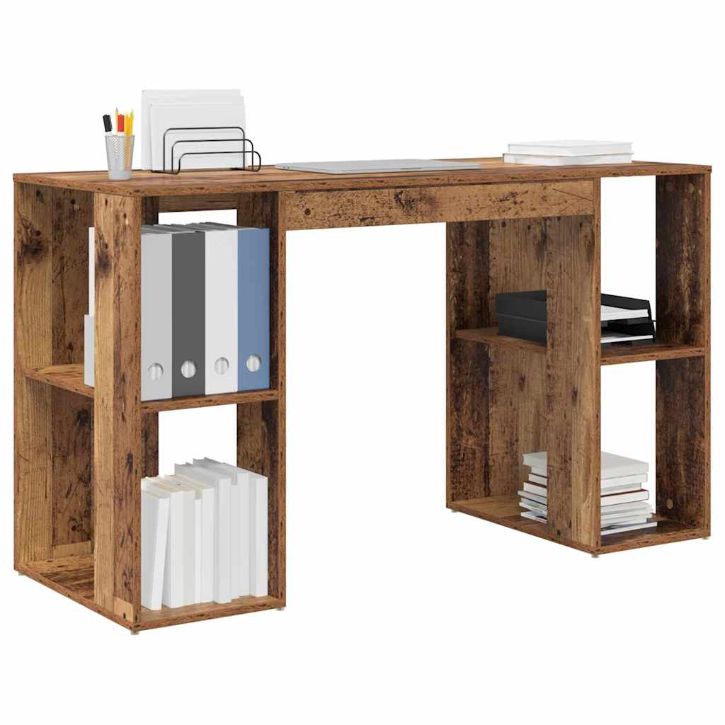 Scrivania Legno vecchio 130 x 50.5 x 75 cm Legno multistrato | homemem39