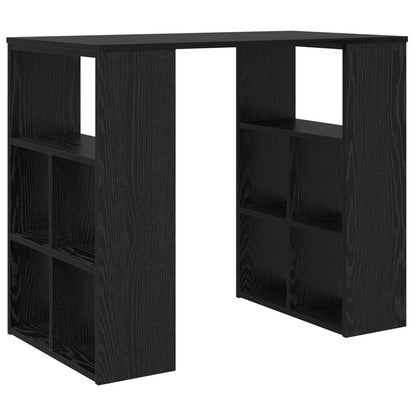 Scrivania Rovere Nero 90 x 50 x 75 cm Legno multistrato | homemem39