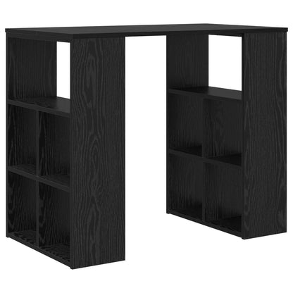 Scrivania Rovere Nero 90 x 50 x 75 cm Legno multistrato