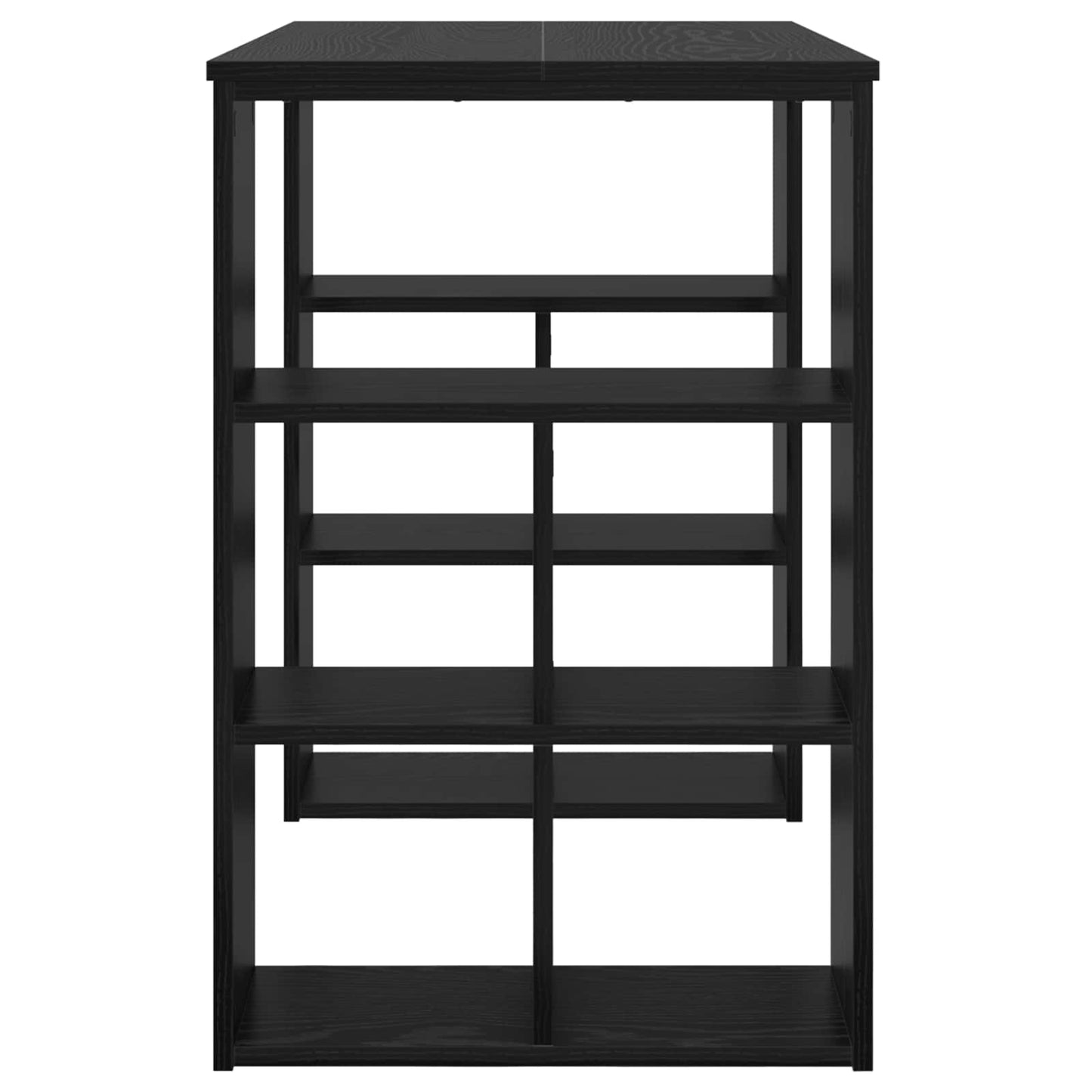 Scrivania Rovere Nero 90 x 50 x 75 cm Legno multistrato | homemem39