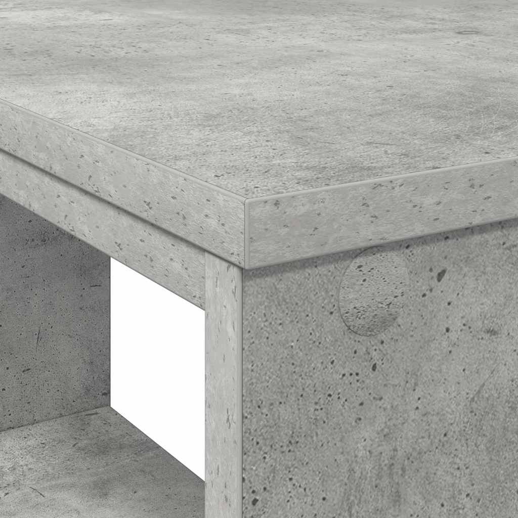 Scrivania Grigio cemento 90 x 50 x 75 cm Legno multistrato | homemem39
