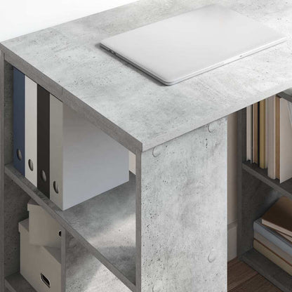 Scrivania Grigio cemento 90 x 50 x 75 cm Legno multistrato | homemem39