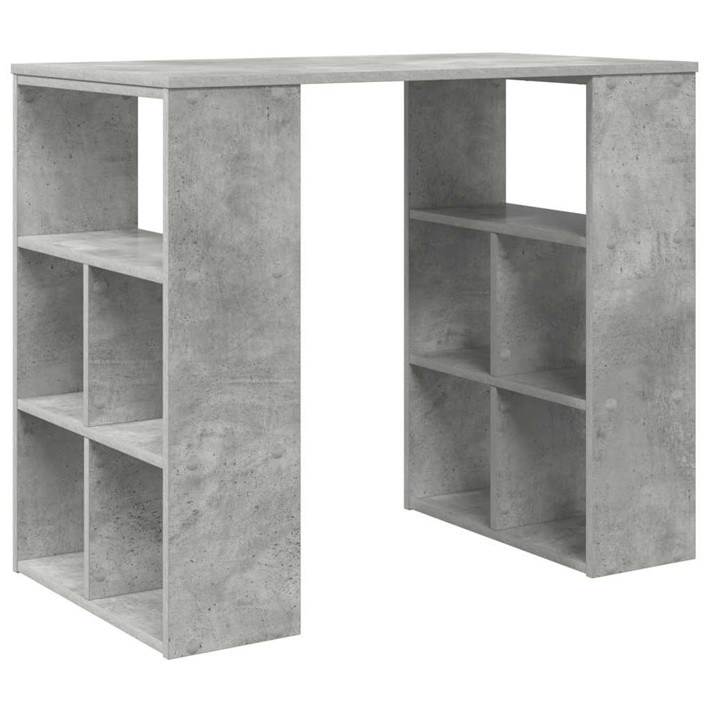 Scrivania Grigio cemento 90 x 50 x 75 cm Legno multistrato
