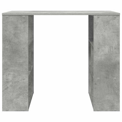 Scrivania Grigio cemento 90 x 50 x 75 cm Legno multistrato | homemem39