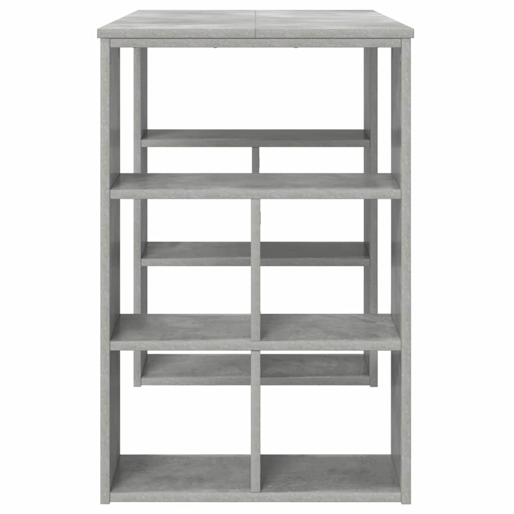Scrivania Grigio cemento 90 x 50 x 75 cm Legno multistrato | homemem39