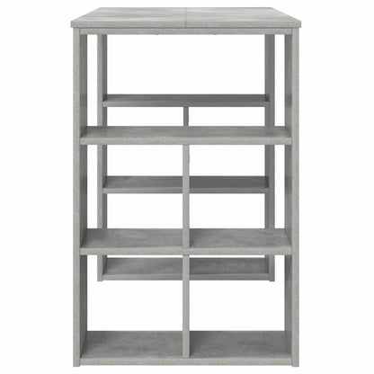 Scrivania Grigio cemento 90 x 50 x 75 cm Legno multistrato | homemem39