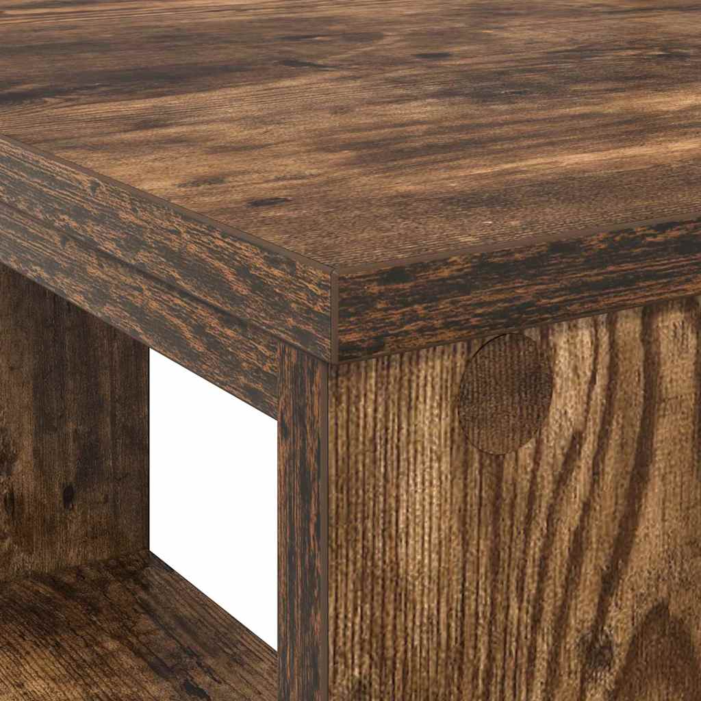 Scrivania Rovere fumé 90 x 50 x 75 cm Legno multistrato | homemem39