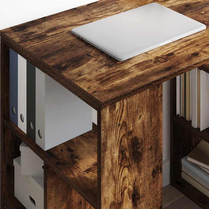 Scrivania Rovere fumé 90 x 50 x 75 cm Legno multistrato | homemem39