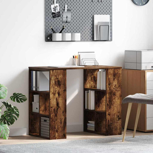 Scrivania Rovere fumé 90 x 50 x 75 cm Legno multistrato | homemem39