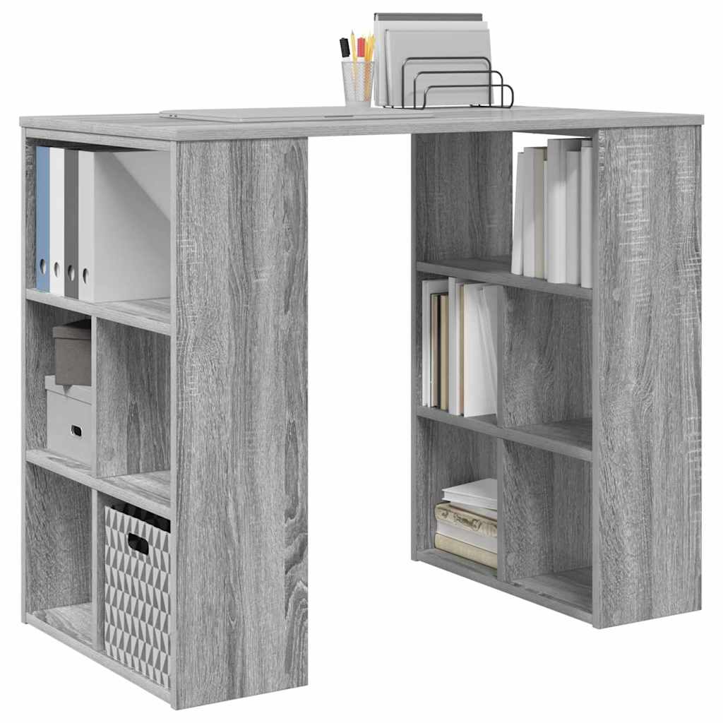Scrivania Grigio Sonoma 90 x 50 x 75 cm Legno multistrato | homemem39