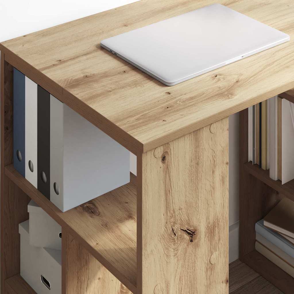Scrivania Rovere artigianale 90 x 50 x 75 cm Legno multistrato | homemem39