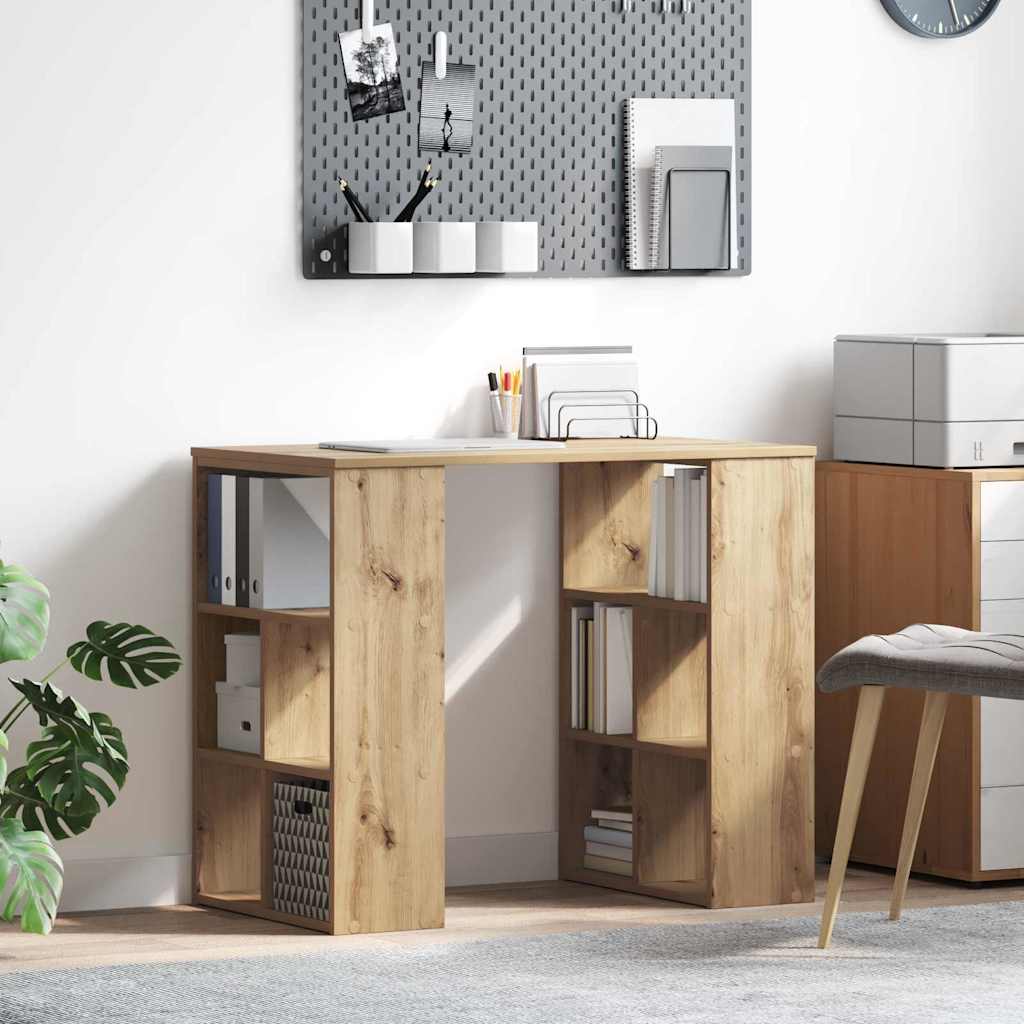 Scrivania Rovere artigianale 90 x 50 x 75 cm Legno multistrato | homemem39