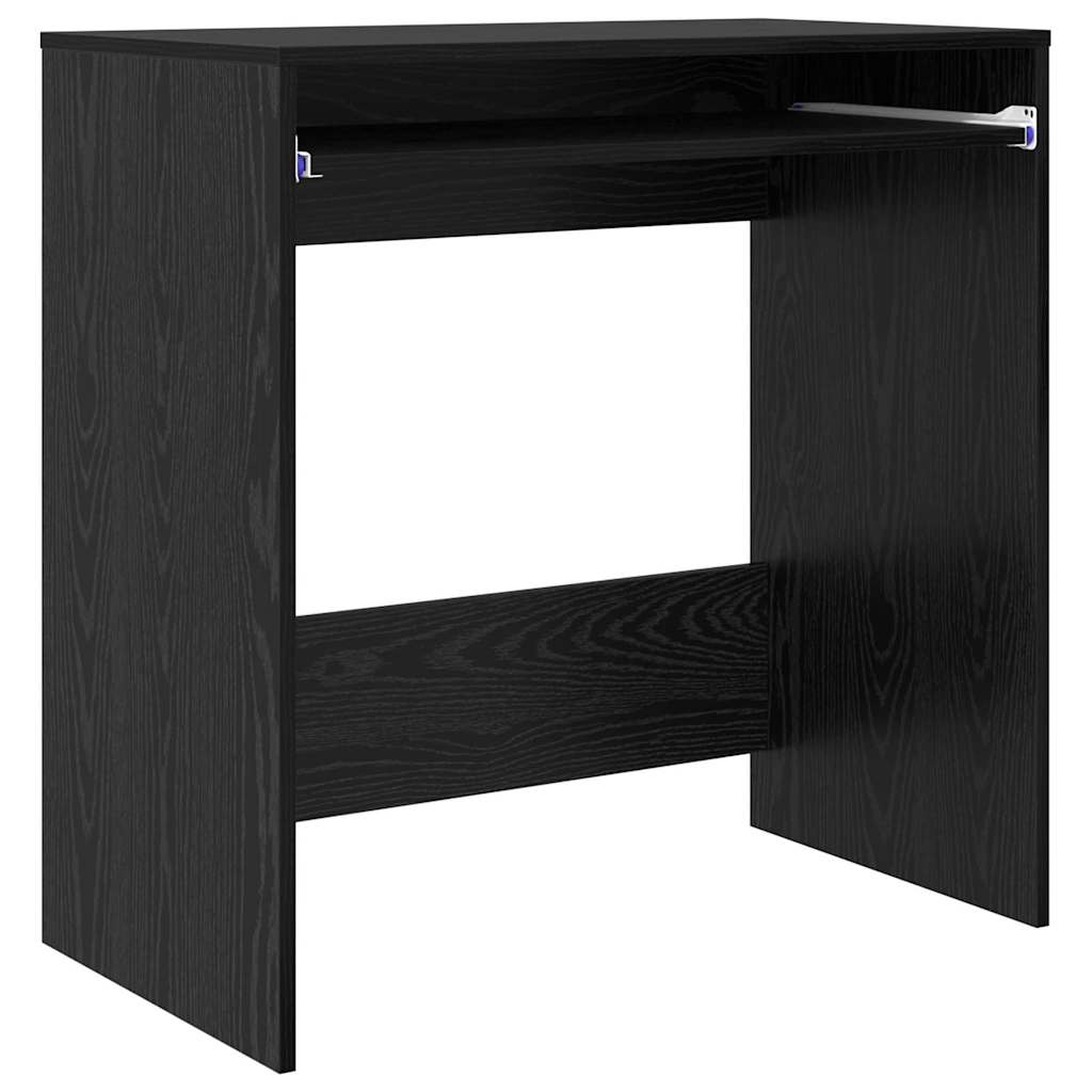 Scrivania Rovere Nero 77.5 x 43 x 79 cm Legno multistrato | homemem39