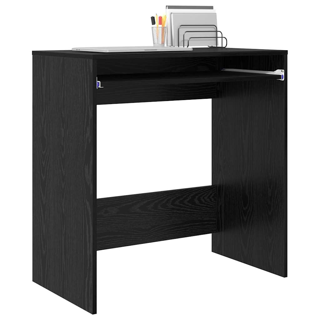Scrivania Rovere Nero 77.5 x 43 x 79 cm Legno multistrato