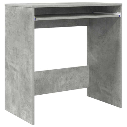 Scrivania Grigio cemento 77.5 x 43 x 79 cm Legno multistrato | homemem39